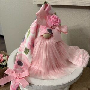 🌸Pink Flower Gnome, Easter, Spring, Mother’s Day, Floral Decor, Gnome Decor